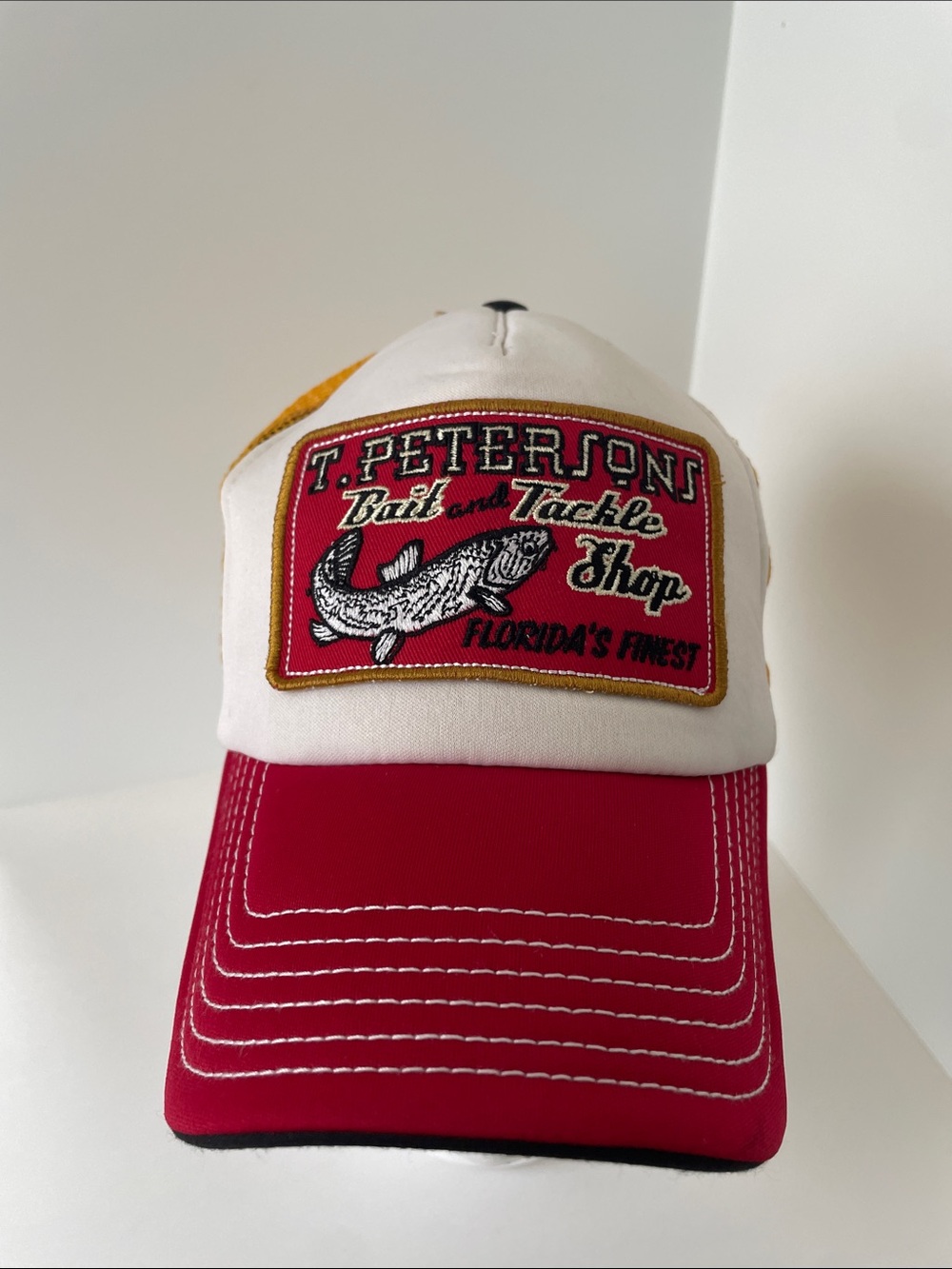 NWT Vintage Stone Bait & Tackle Patch Trucker Hat Cap